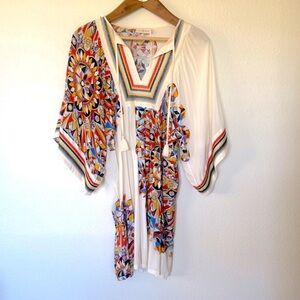 Tri Burch Multicolor Geometric Kaftan